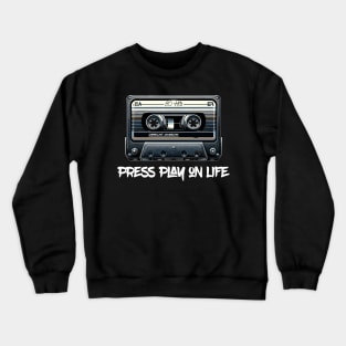 Vintage Retro Cassette From 80s 90s Crewneck Sweatshirt